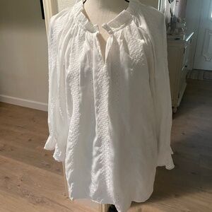 Prairie Eyelet LS Top size L